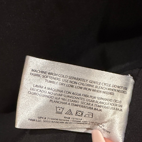 Unisex Banana Republic Black Bomber Jacket - Picture 7 of 7